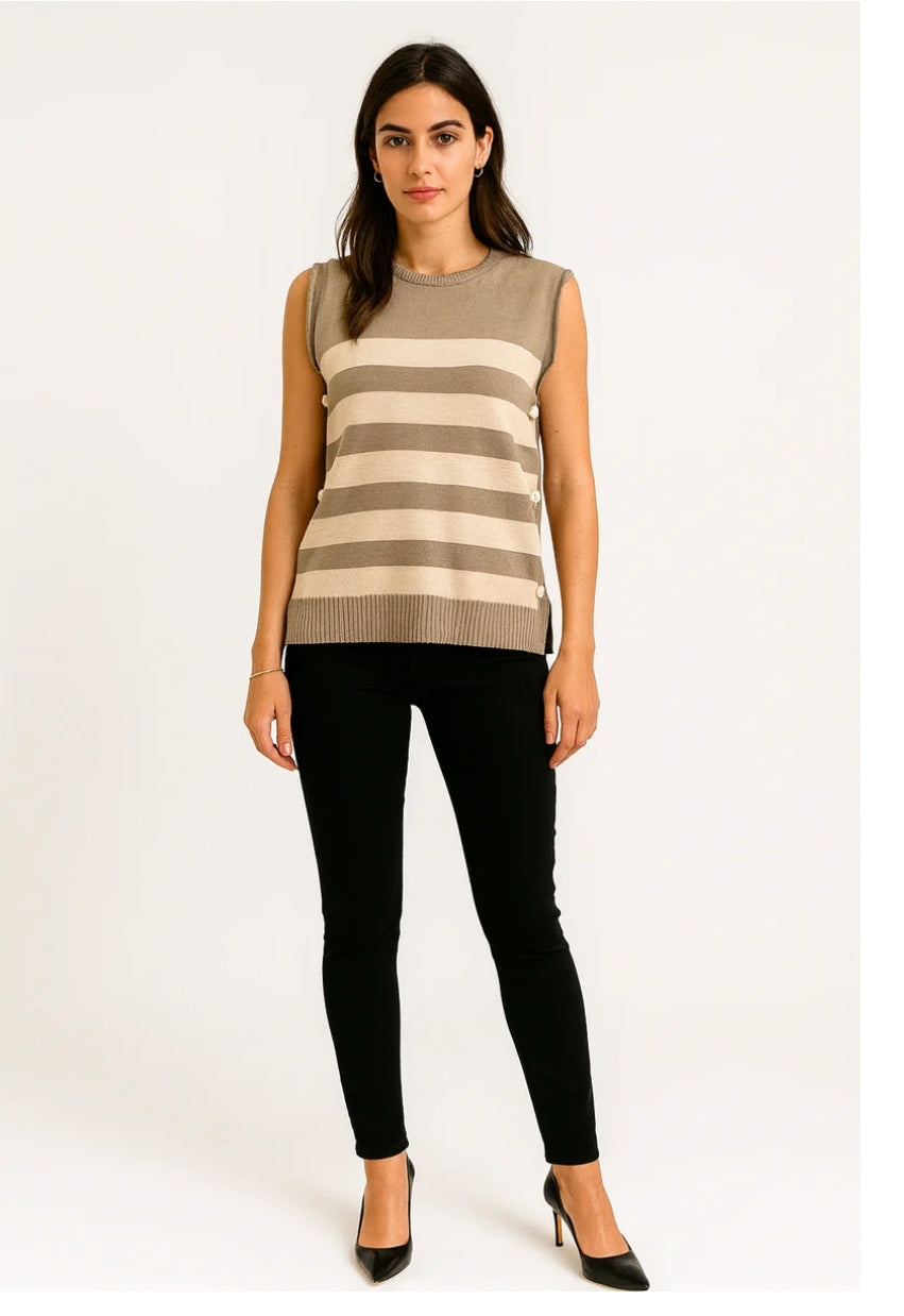 HETTIE Stripe Tank Top