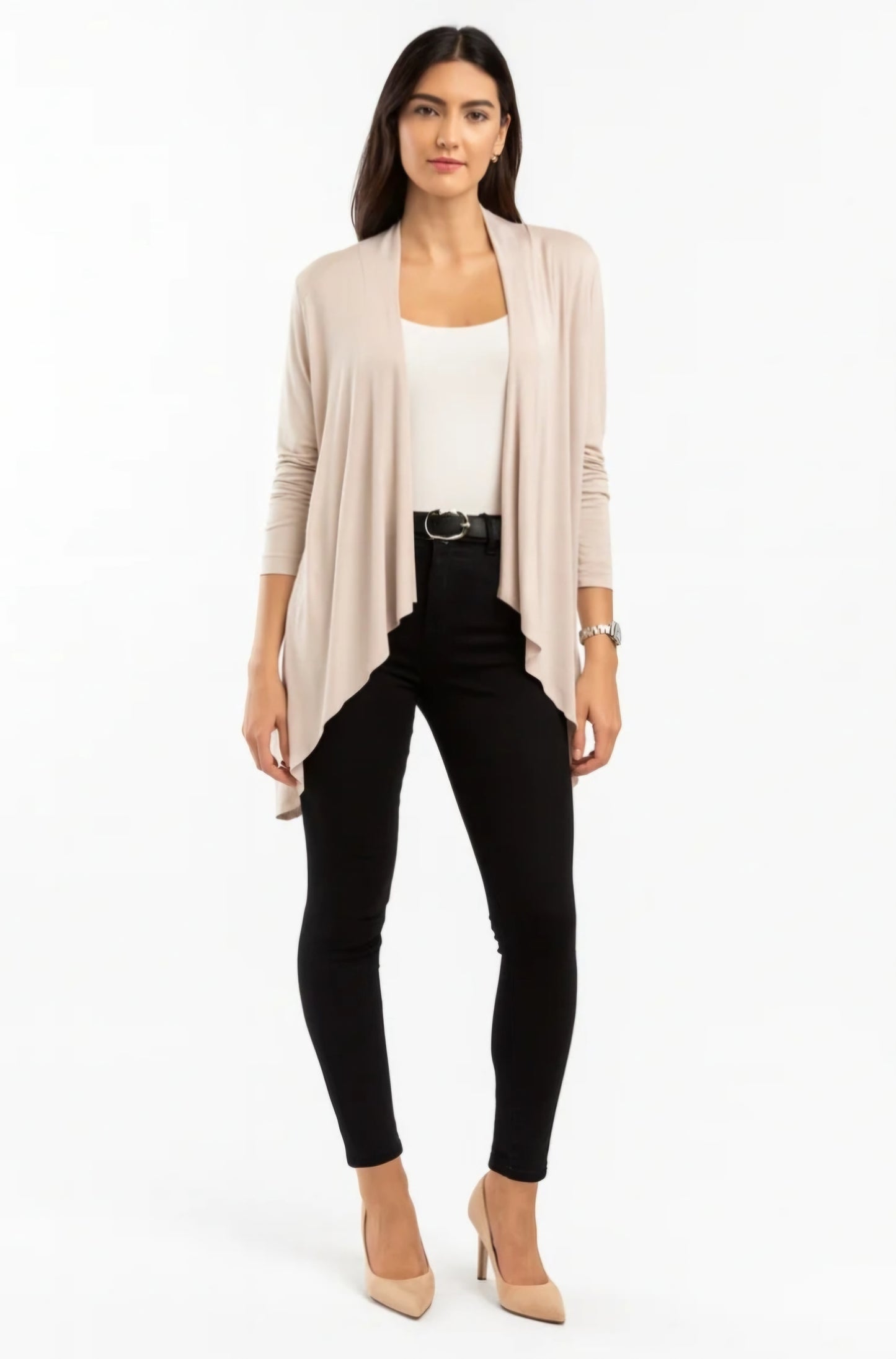 AXEL Open Front Waterfall Cardigan