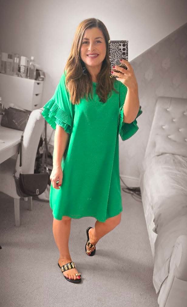 MONTY Pleat Sleeve Dress