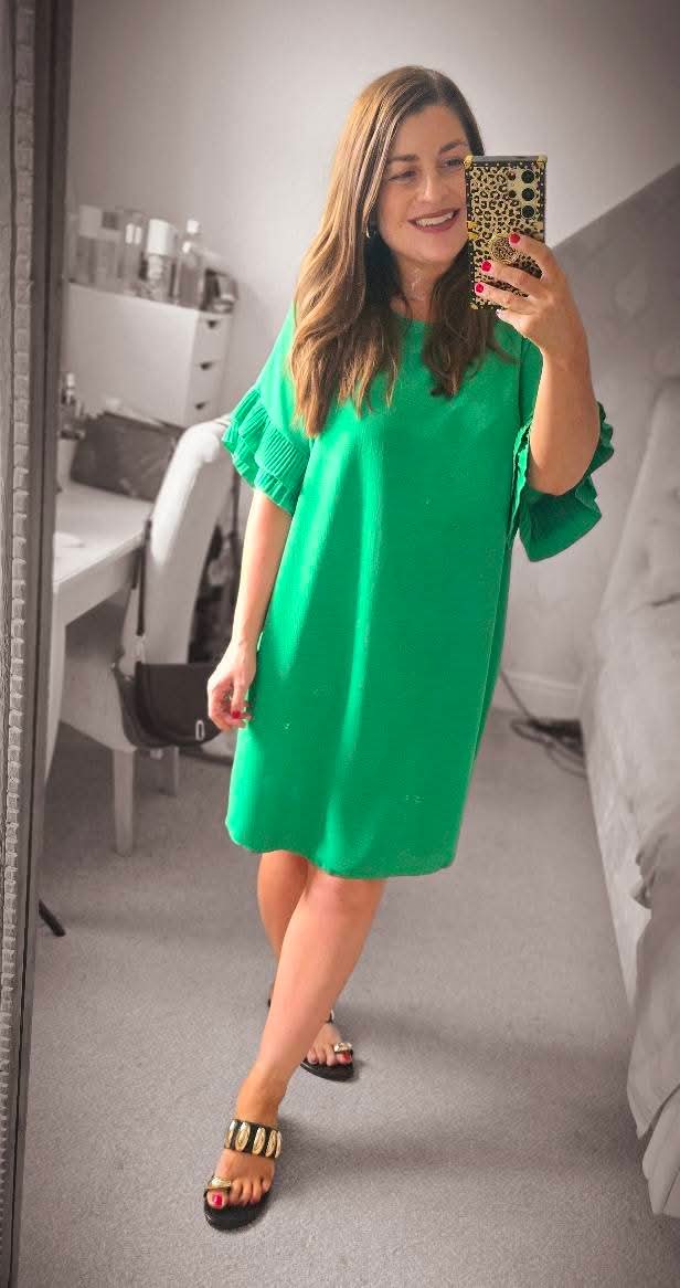 MONTY Pleat Sleeve Dress