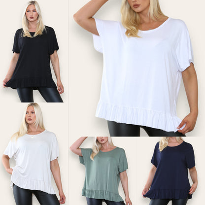 POLLY Oversized Frill Top