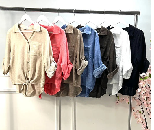 DIXY Tie-Front Shirt