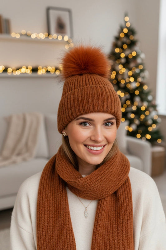 PomPom Knit Hat