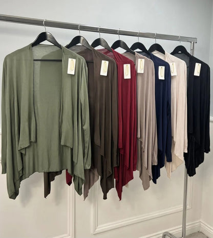 AXEL Open Front Waterfall Cardigan