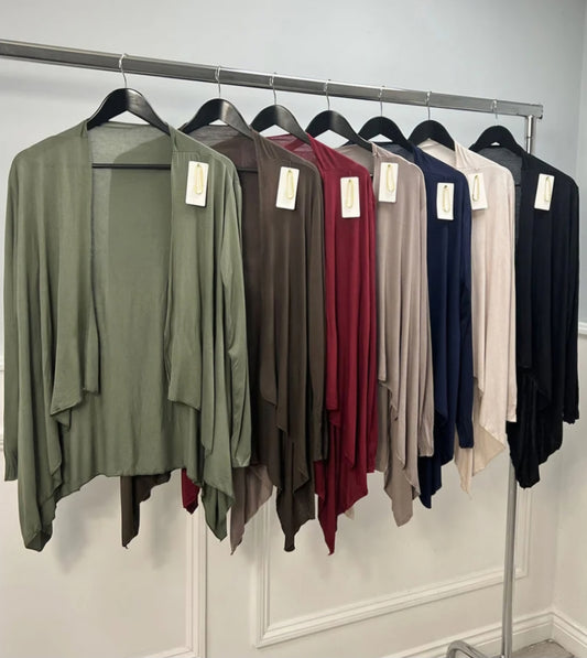 AXEL Open Front Waterfall Cardigan