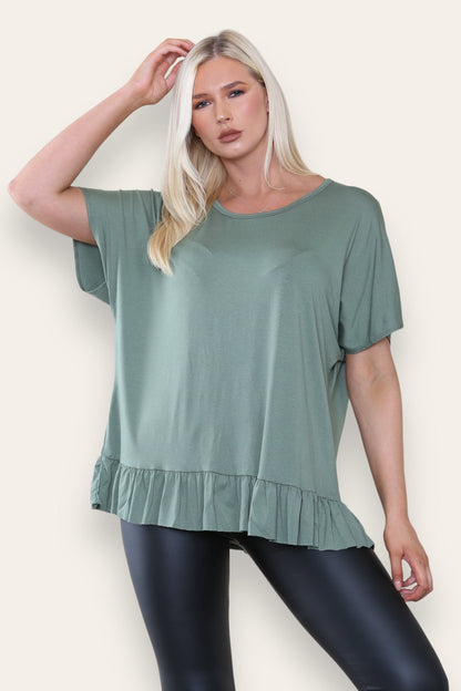 POLLY Oversized Frill Top