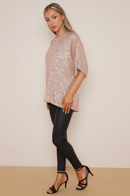 BONNIE Sparkly Sequin T