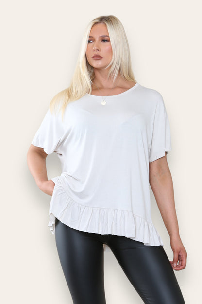 POLLY Oversized Frill Top