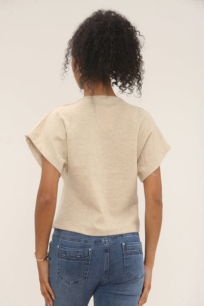 KITTY Gold Sun Asymmetric Knit