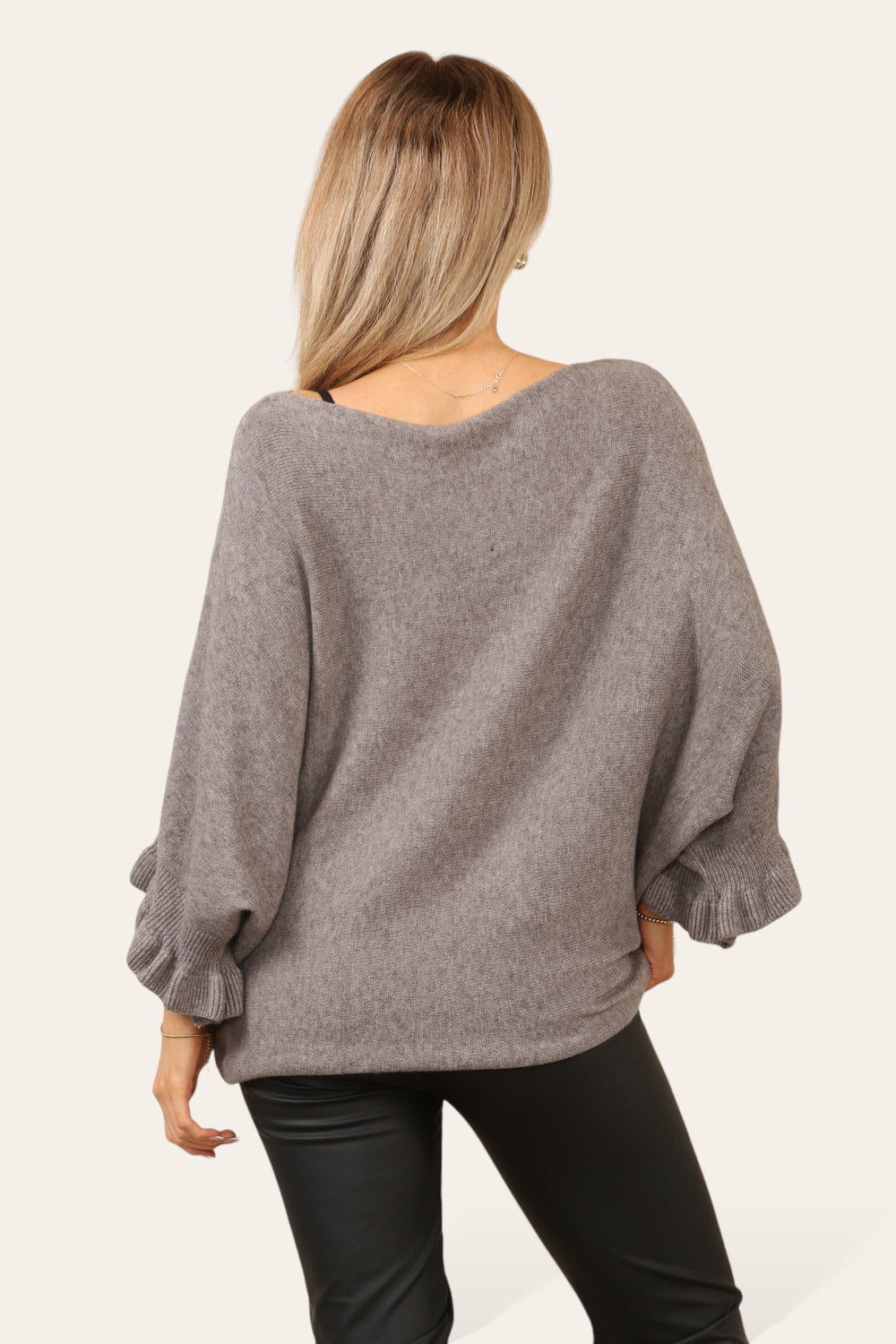 REENA Frill Sleeve Jumper