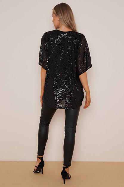 BONNIE Sparkly Sequin T