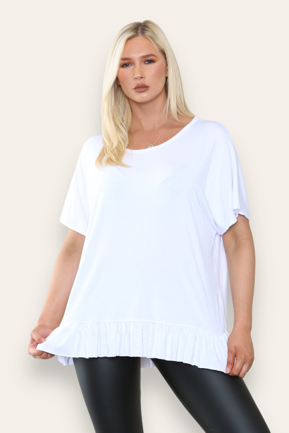 POLLY Oversized Frill Top