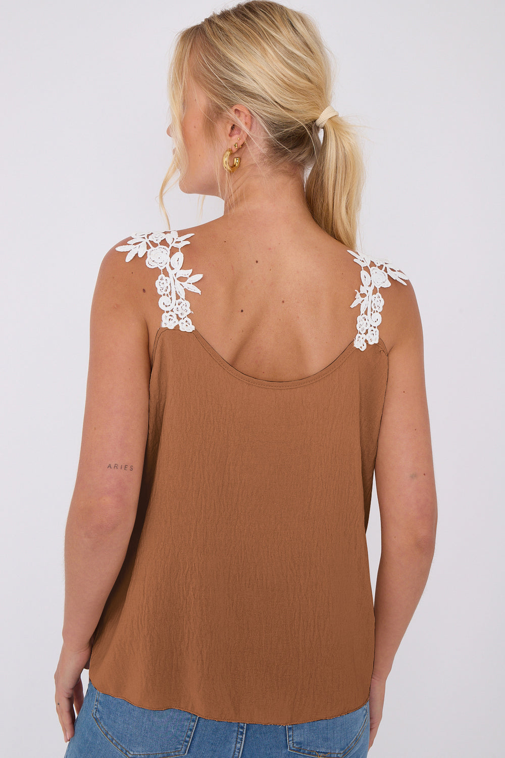 FLORRIE Lace Cami Vest