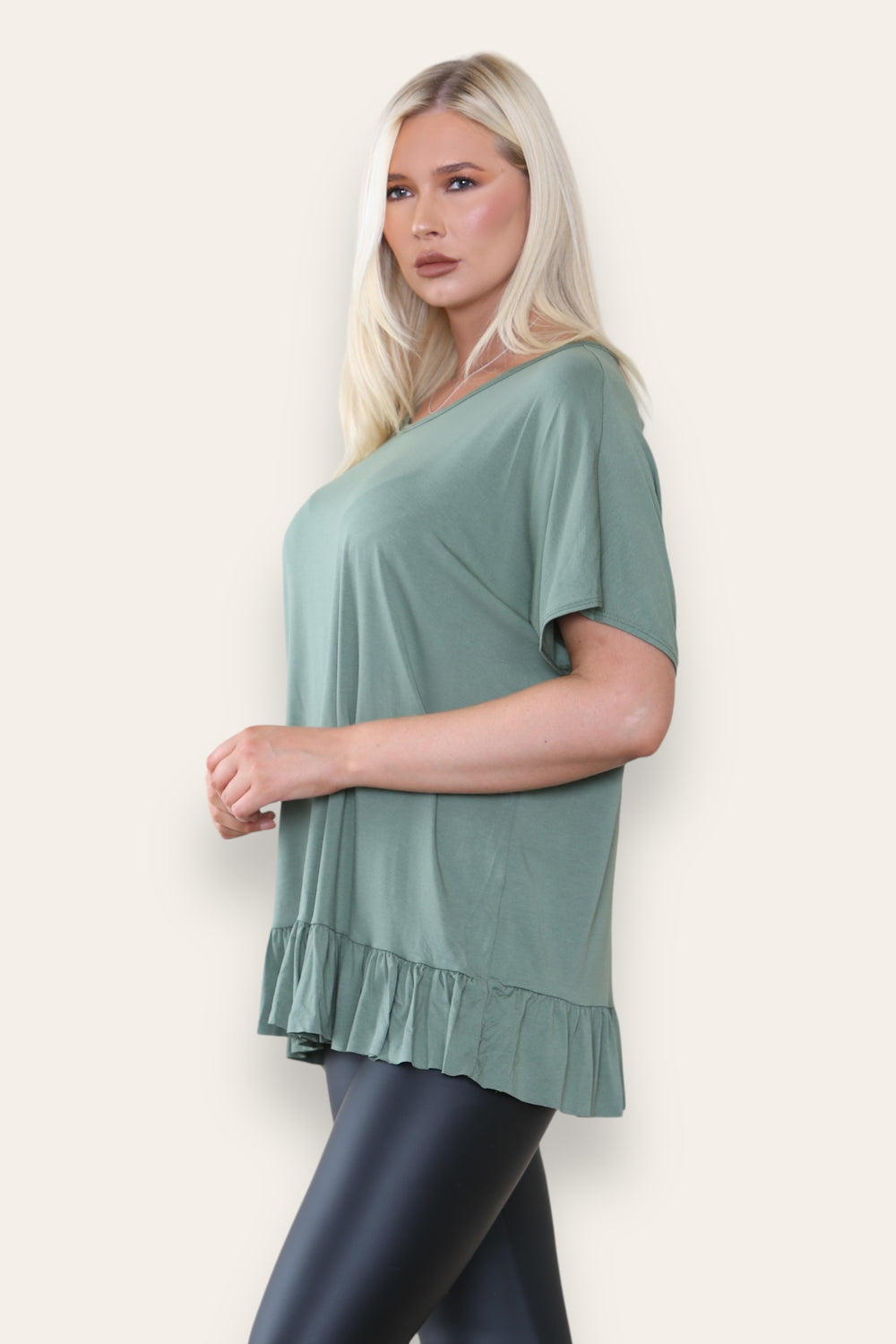 POLLY Oversized Frill Top