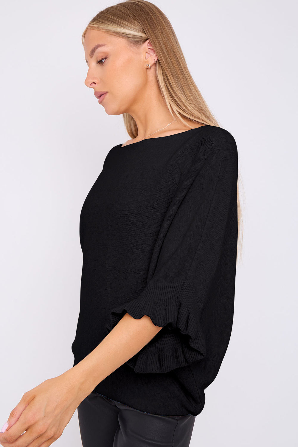 REENA Frill Sleeve Jumper