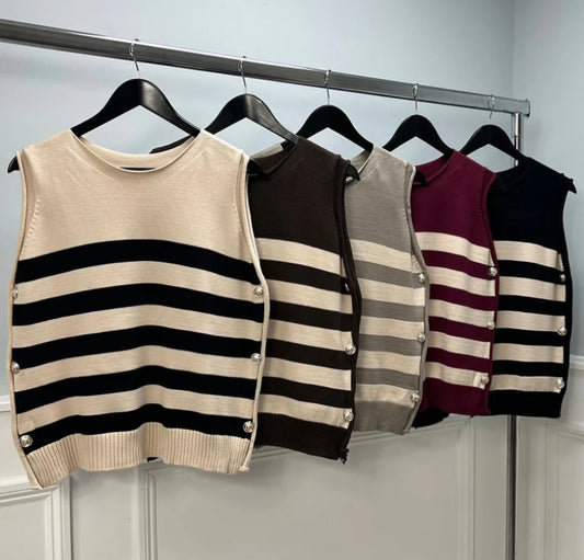 HETTIE Stripe Tank Top