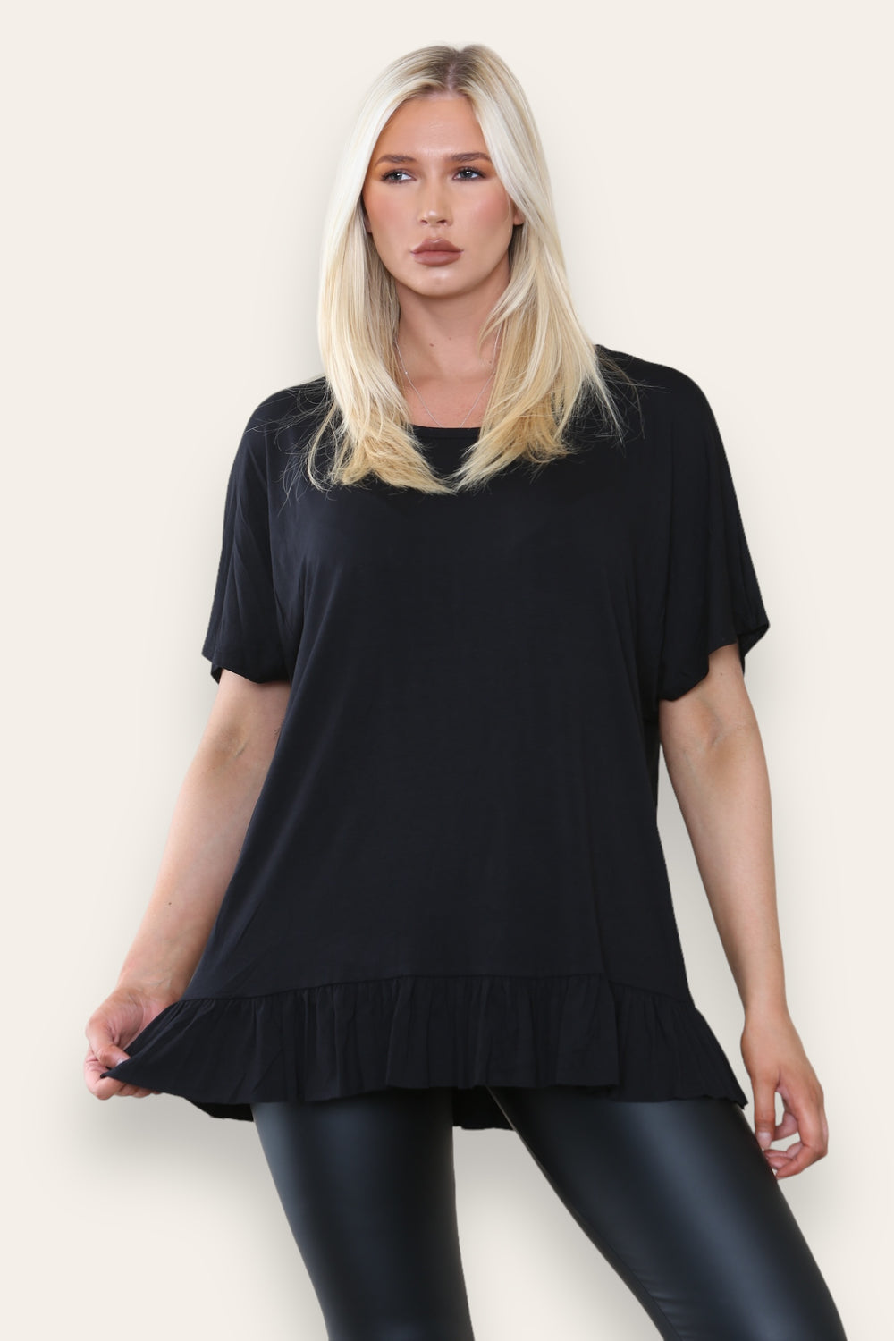 POLLY Oversized Frill Top