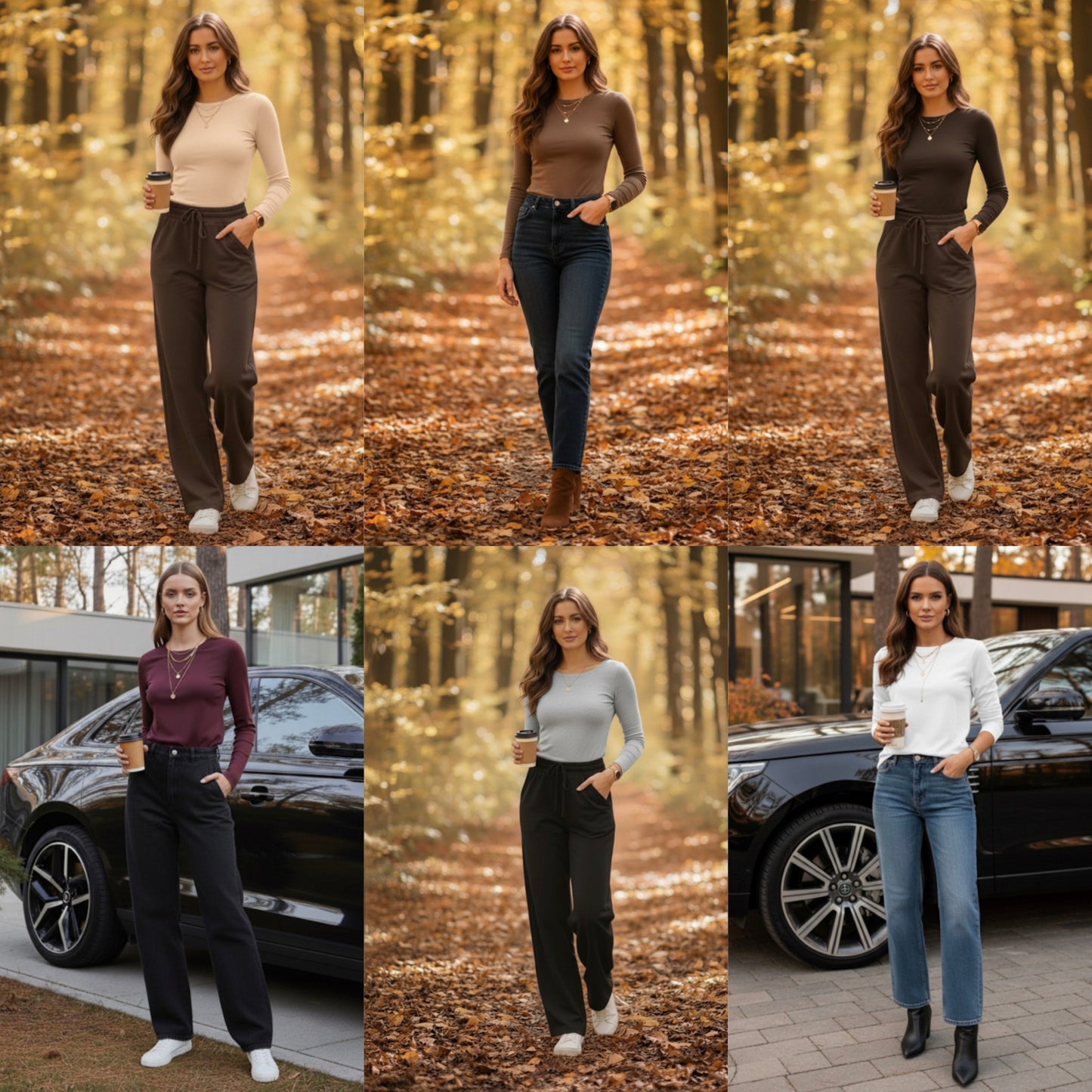 EVIE Soft Stretch Crew Neck Tee - Long Sleeve