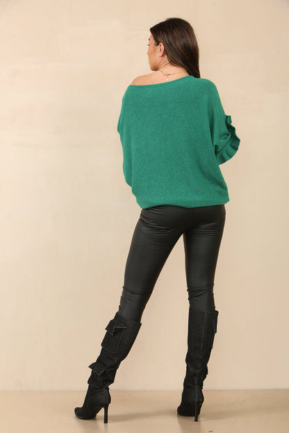 REENA Frill Sleeve Jumper