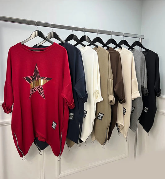 SEREN Star Oversized Sweatshirt