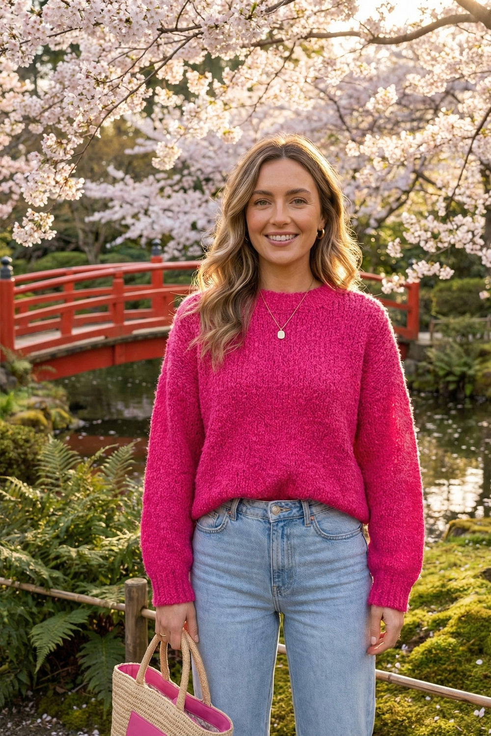 PIXIE Popcorn Knit Jumper