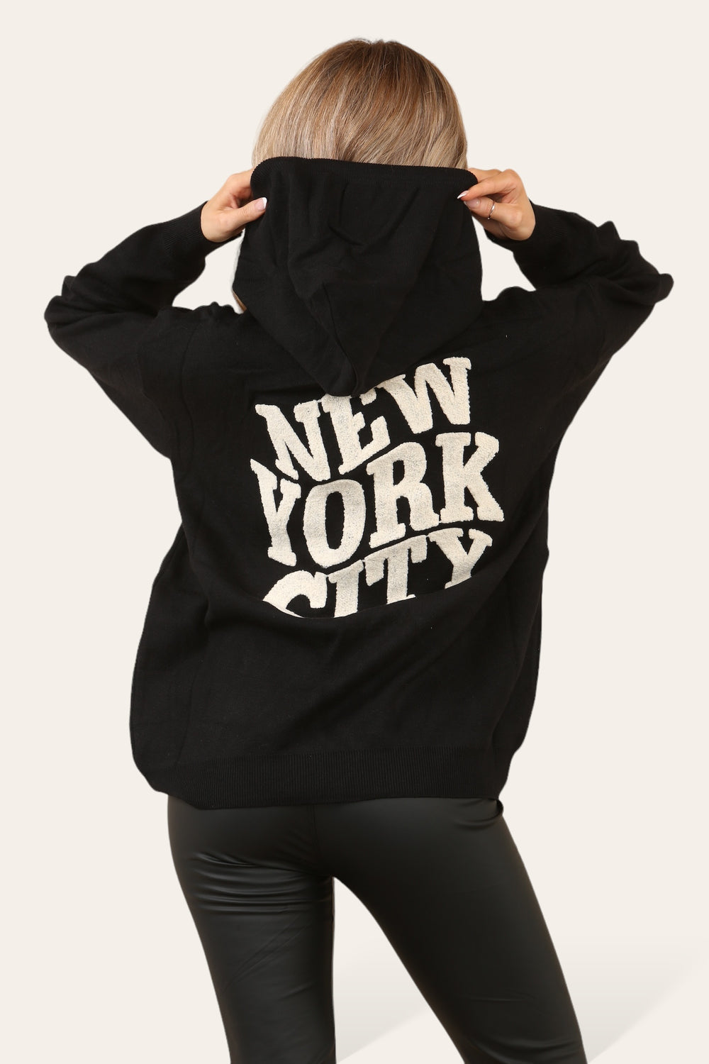 NEW YORK CITY Slogan Hoodie