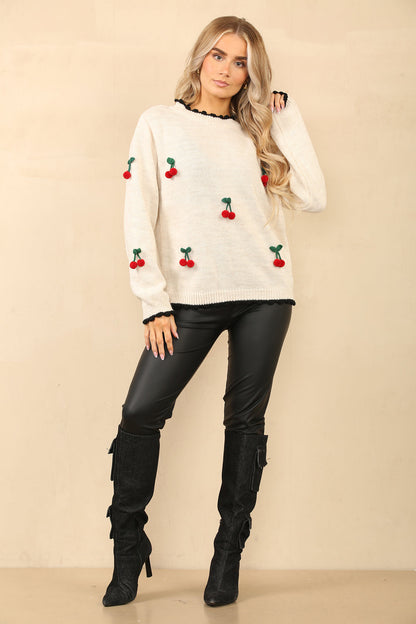 CHERRY Knitted Jumper